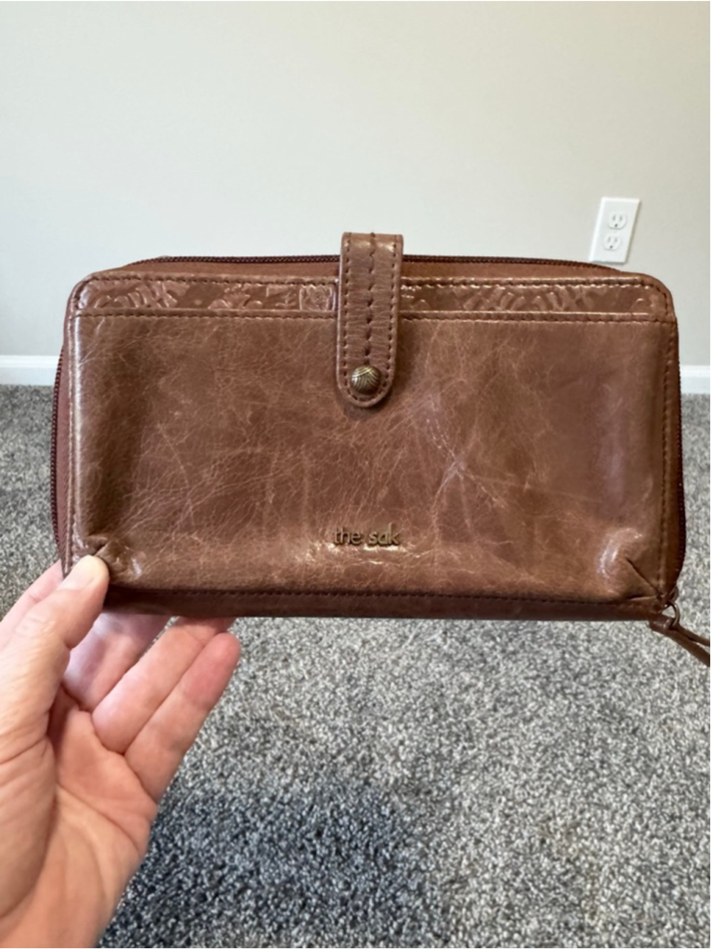 Women's The Sak Brown Iris Smartphone Wallet